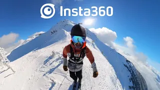 Is this the BEST Ski Camera in the WORLD? (Insta360 X3 Mount & Film Test)