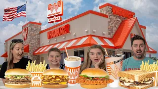New Zealand Family try Whataburger for the first time!