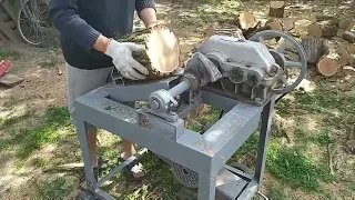 №7 Дровокол редукторний. Акація .Wood splitter. Homemade Wood Splitter