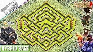 NEW TH9 Base 2019 with REPLAY | Town Hall 9 Farming/Hybrid Base with link - Clash of Clans