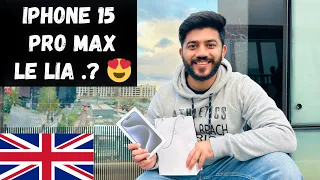 New iPhone 15 Pro Max le Lia 🇬🇧😍.? #iphone15promax  #internationalstudent #uk