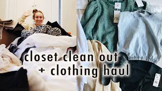 extreme closet clean out + new clothing haul | XO, MaCenna Vlogs
