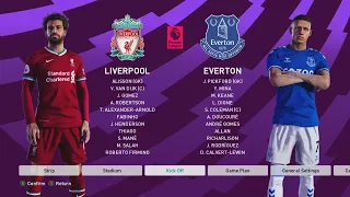 PES 2021 Liverpool Vs Everton [Anfield] | Realism Mods | Superstar AI