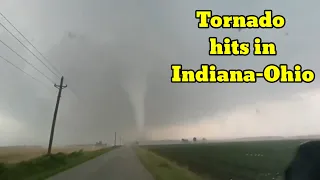 USA tornado today | tornado strikes in Indiana-Ohio States