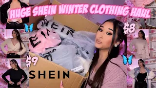 HUGE SHEIN WINTER TRY ON CLOTHING HAUL 2022 | 20+ items ( sets, tops, pants, jumpsuits & jackets)