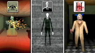 All DVloper Forgotten Games Full Gameplay - Hotel Insanity - Robot Hunt - Slenderman Rise Again