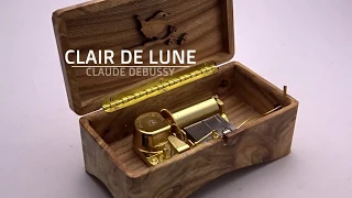 Music Box Clair de Lune, Debussy. 30 note movement