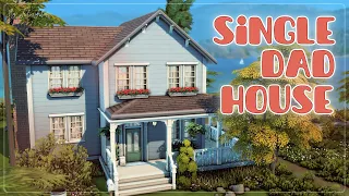 Дом отца-одиночки👨‍👦│Строительство│Single Dad House│SpeedBuild│NO CC [The Sims 4 High School Years]