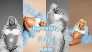 Maternity Photoshoot Vlog: GRWM + BTS (34 weeks)