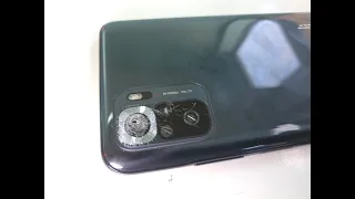 Xiaomi Redmi Note 10S Replacing broken camera glass⚒. Замена разбитого стекла камеры⚒