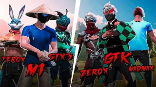 GTK Zerox Madmax Vs M1nx Six3x Terox | The 🇳🇵🇧🇩🇮🇳 Legends🔥