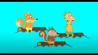 Fox Family Adventures at Home with Mom - Learn healthy habits cartoon for kids #1414