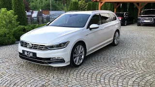 Volkswagen Passat R-Line Webasto HeadUp Skóra Panorama Kamera360 Hak Side Line Assist ACC DynamicLed