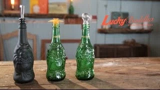 Upcycled Beer Bottle Containers || Lucky Buddha Beer Crafts