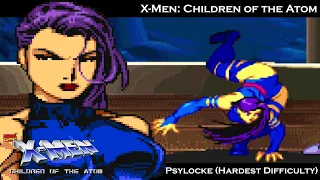 X-Men: Children of the Atom - Psylocke (Hardest Difficulty)