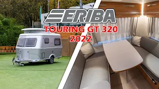 Eriba Touring 320 GT 2022 NEW Caravan Model - 360 Exterior & Interior Demonstration Video