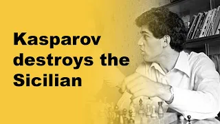 Chess Classics | Kasparov destroys Najdorf Sicilian as a teenager