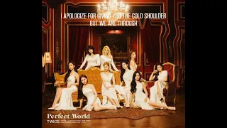 TWICE "PERFECT WORLD" WITH  ENGLISH LYRICS