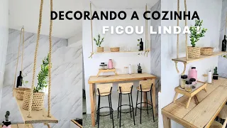 DIY : PRATELEIRA FLUTUANTE , FINALIZEI A BANCADA FICOU LINDO ✨️