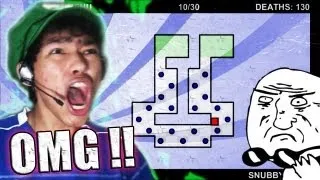 El juego mas difícil del mundo (World's Hardest Game) en español por fernanfloo