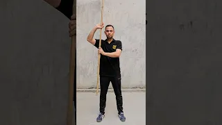 Shaolin staff spin #viral #kungfu #staff