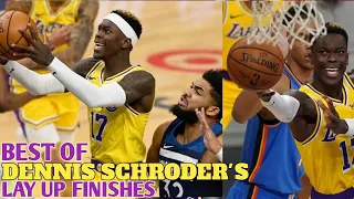 NO BIG MAN CAN GUARD DENNIS SCHRODER I BEST LAY UP FINISHES 2020-2021 NBA SEASON