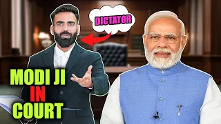 MODI JI IN COURT | DICTATORSHIP PAR DIYA JAWAB 😨