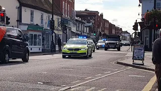 *RARE* Essex Police Convoy with armoured Jankel