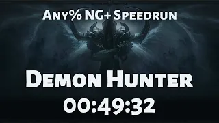 Diablo III: Reaper of Souls - Any% NG+ Demon Hunter Speedrun in 49:32