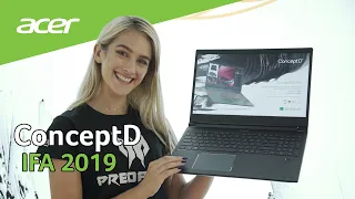 New ConceptD products - IFA Berlin 2019