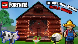 How To Build This AMAZING Barn in LEGO Fortnite! (Build Guide)