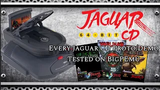 All Prototype Atari Jaguar CD Games (BigPEmu Emulation using Atari VCS hardware in 2023)