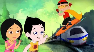 Mighty Raju - Super Train Rescue | Adventure Videos for Kids in Hindi | Cartoons for Kids