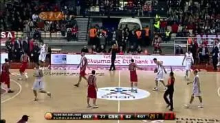 Nenad Krstić - Olympiacos Piraeus vs CSKA Moscow 78-86 (EL, Top 16 G1)