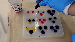 Cloud technique resin hearts using TotalBoat Epoxy