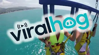 Cable Snaps on Couples Parasailing Excursion || ViralHog