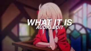 What It Is (Block boy) - Doechii [edit audio]