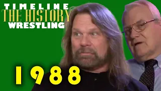 TIMELINE Wrestling | 1988 | "Hacksaw" Jim Duggan (WWF) & JJ Dillon (WCW)