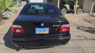 2003 BMW 540i E39 M Sport Exhaust Muffler & Resonator Delete