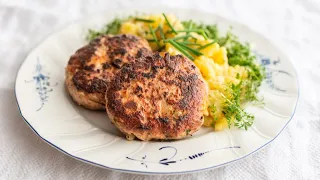 Fleischpflanzerl mit Kartoffelsalat aus Kitchen Impossible