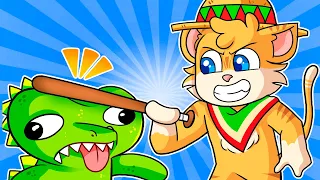 ¡BATALLAS DIVERTIDAS de ANIMALES! 😂🦖😹🥊 SILVIOGAMER en PARTY ANIMALS