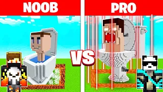 I Cheated In SKIBIDI TOILET Security House Build Battle in Minecraft !!!