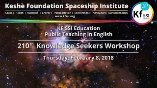 210th Knowledge Seekers Workshop - Feb 8, 2018