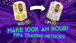 MAKE 100K AN HOUR WITH THIS FIFA 21 TRADING METHOD!! FIFA 21 TRADING