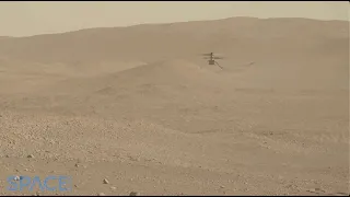 Wow! Mars helicopter Ingenuity takes off and spins as Perseverance watches