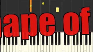 Пианино обучение Sting   Shape of My Heart by tutorial