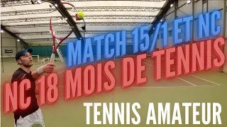 Match amical 15/1 vs NC (18 mois de tennis) - Je ne m'attendais pas à ça