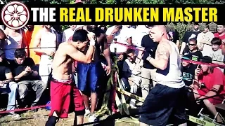 Drunk Muay Thai Master vs Street Fighter in bare knuckle brawl ● Ends in Knockout!