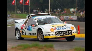 Rallycross Legend Martin Schanche ( Ex Group B Ford RS 200 E2 750hp) Lydden Hill 1988