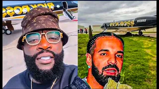 WING STOPPED! Rick Ross Blames Drake After His Jet Came To A Sudden Landing After Trolling Drake Jet